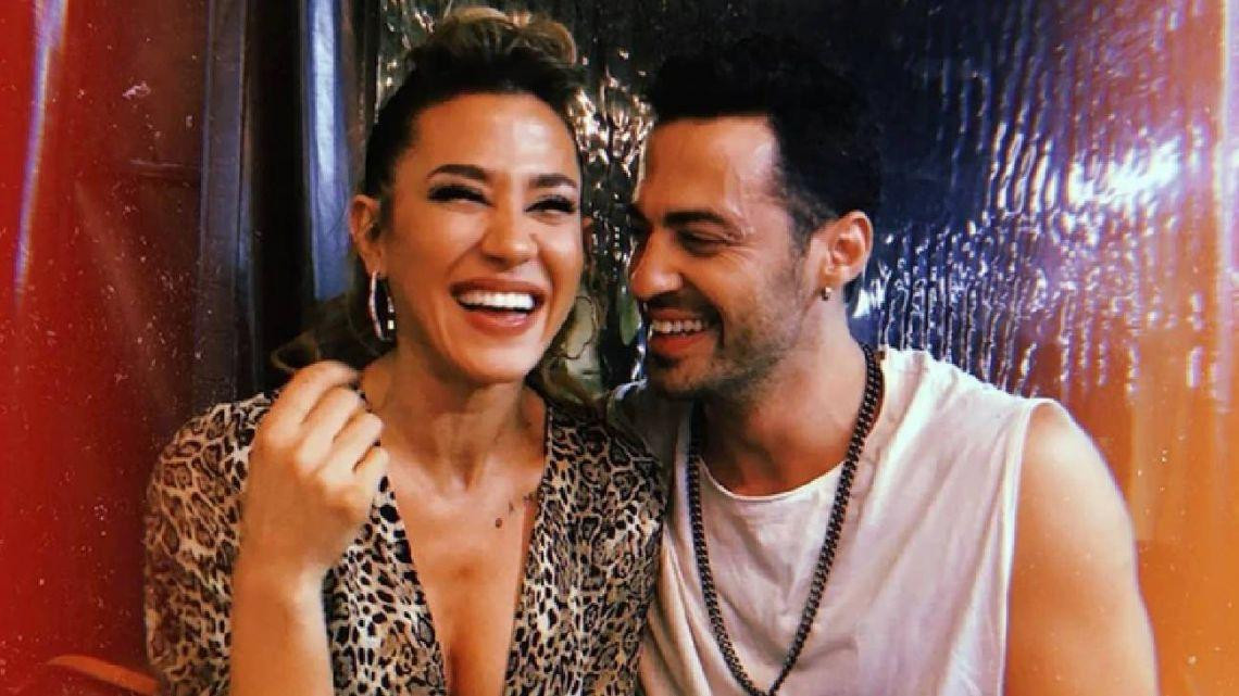 Jimena Barón y su novio Mauro Caiazza