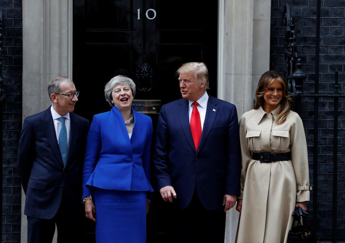Trump en Reino Unido, visita a Theresa May - Reuters