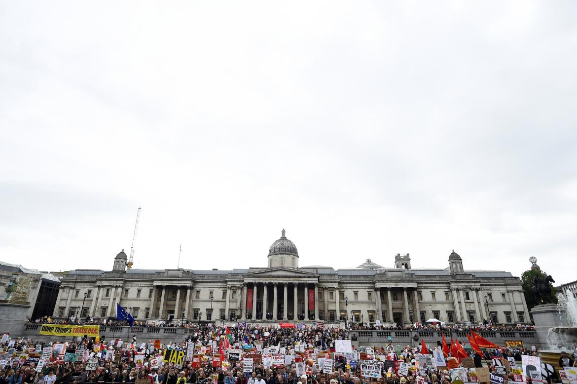 Marcha contra Trump en Londres - Reuters