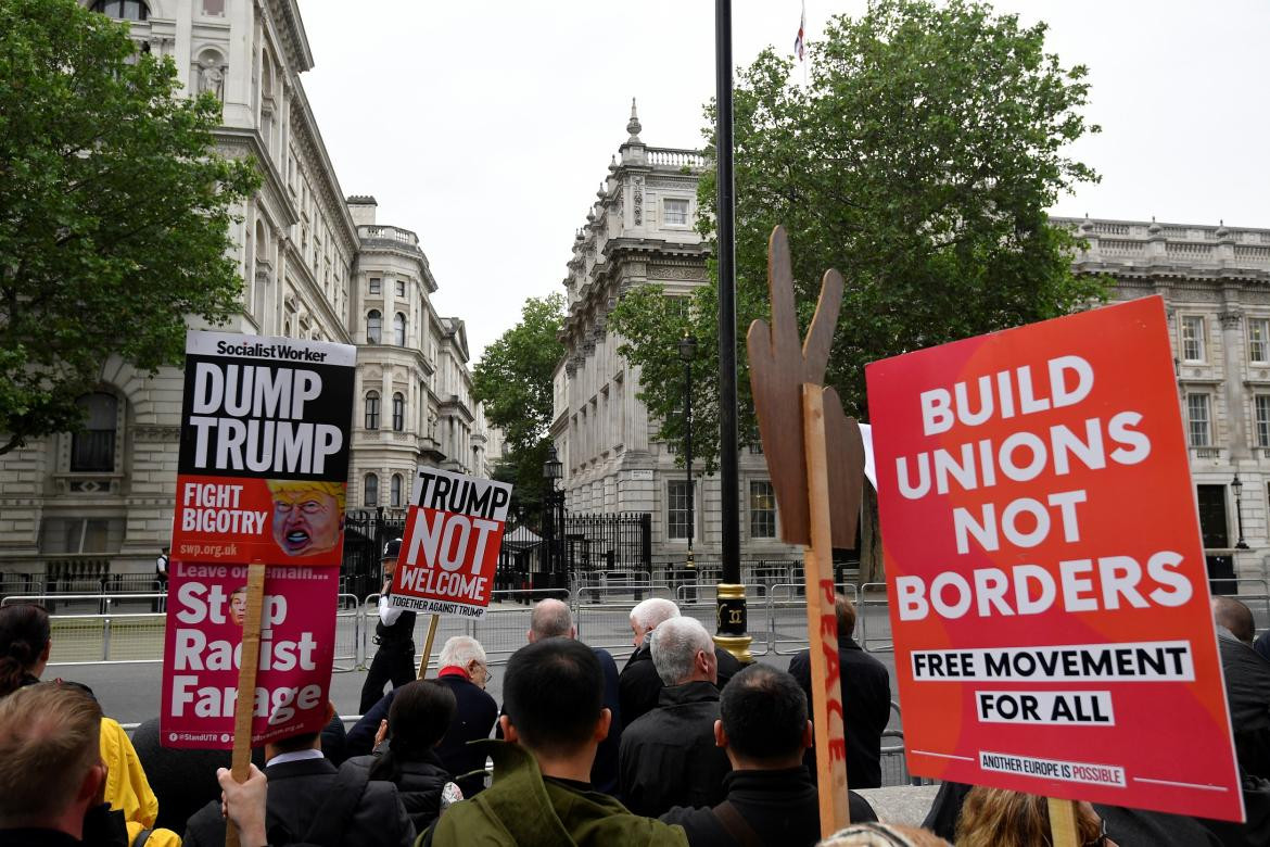 Marcha contra Trump en Londres - Reuters