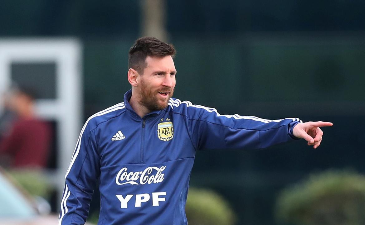 Lionel Messi - Entrenamiento de la Selección argentina - Copa América - Fútbol - Deportes - Reuters