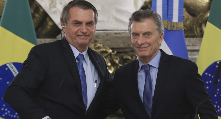 Jair Bolsonaro y Mauricio Macri (Agencia NA)