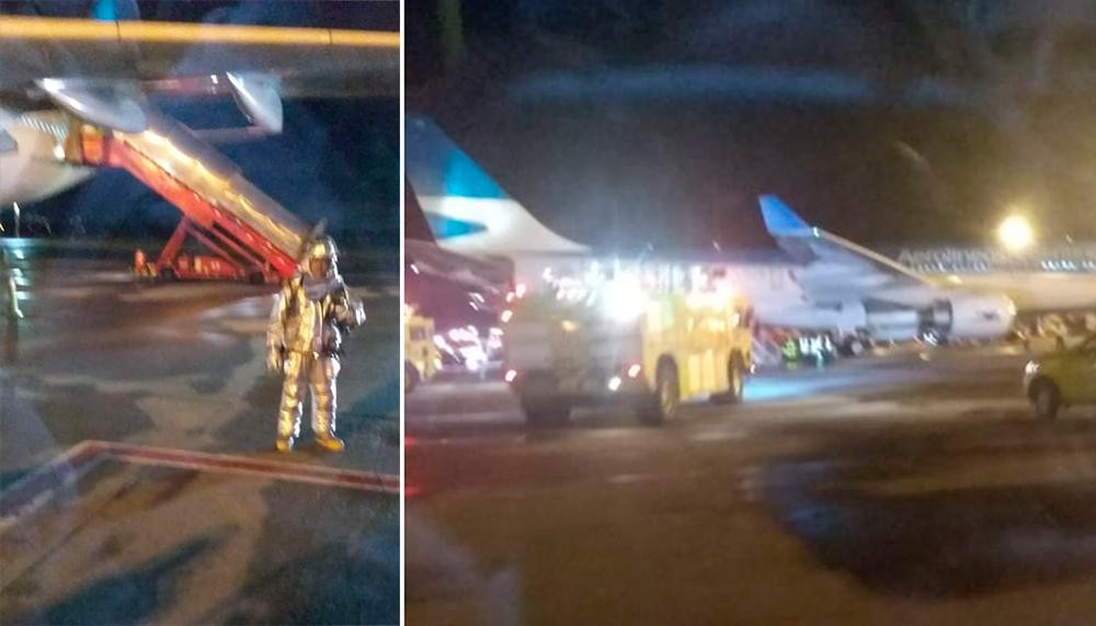 Pánico en el aire: avión de Aerolíneas hizo aterrizaje de emergtencia en Bogotá