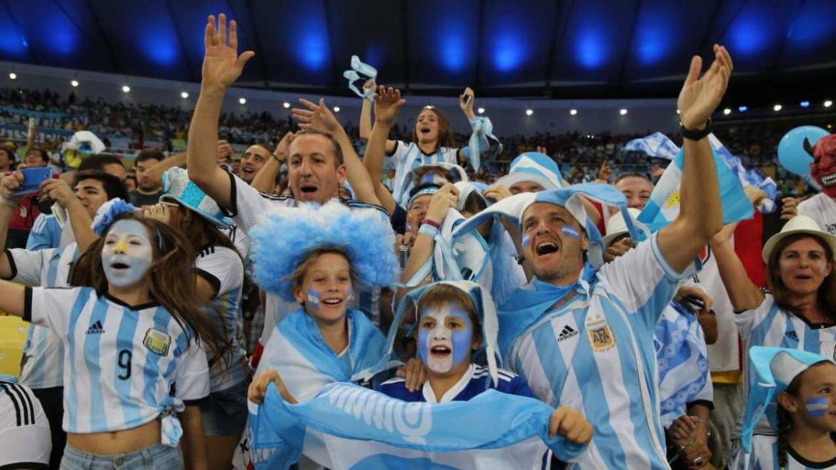 Hinchas argentinos - Copa América