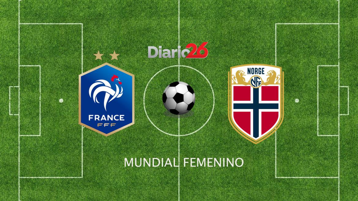 Francia vs. Noruega, Mundial Femenino 2019 - Fútbol, deportes, Diario 26