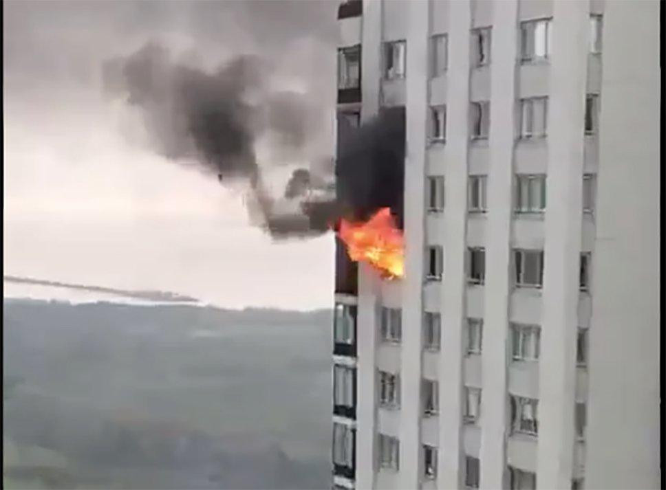 Incendio en edificio de Puerto Madero