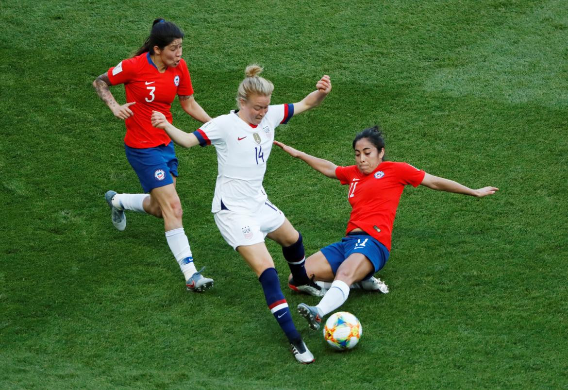 Mundial Femenino 2019 - Estados Unidos vs. Chile (Reuters)	