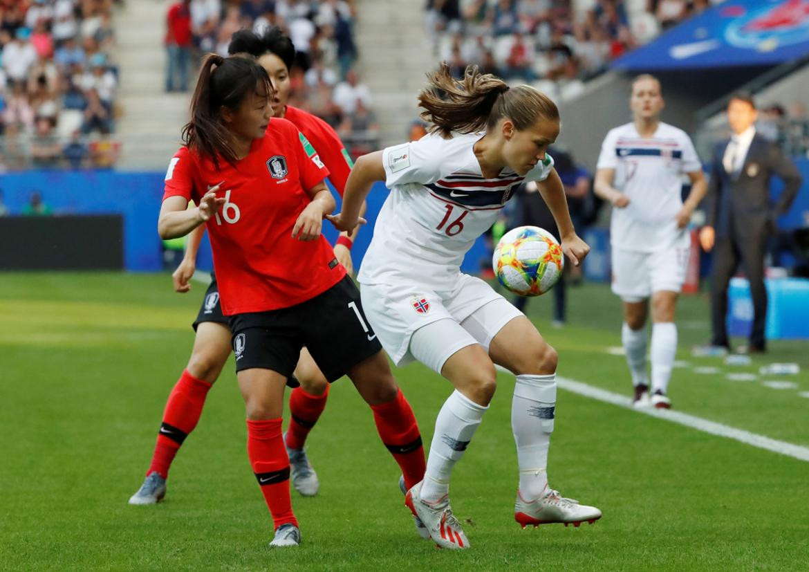 Mundial de fútbol femenino Francia 2019 - Corea vs. Noruega - Deportes - Reuters