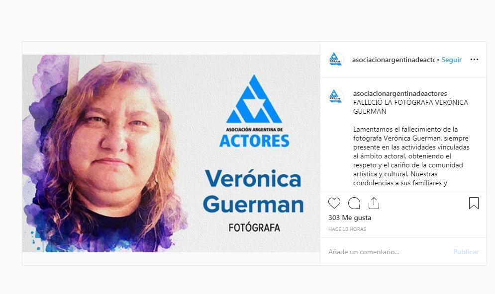 Verónica Guerman, fotógrafa, espectáculos - Asociación Argentina de Actores