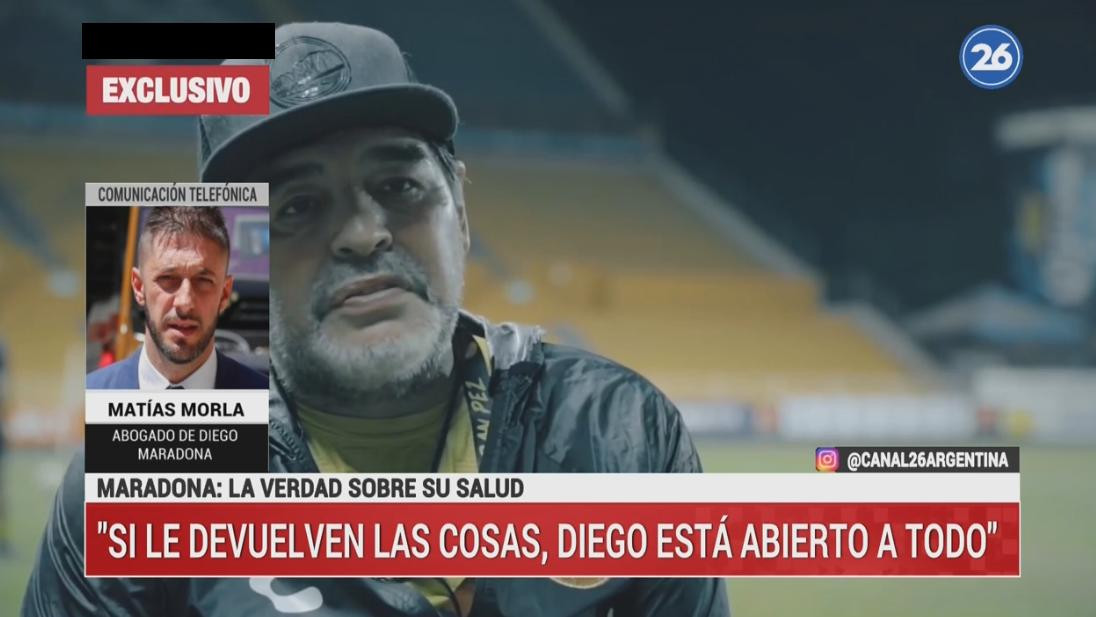 Matias Morla en Canal 26 sobre Diego Maradona