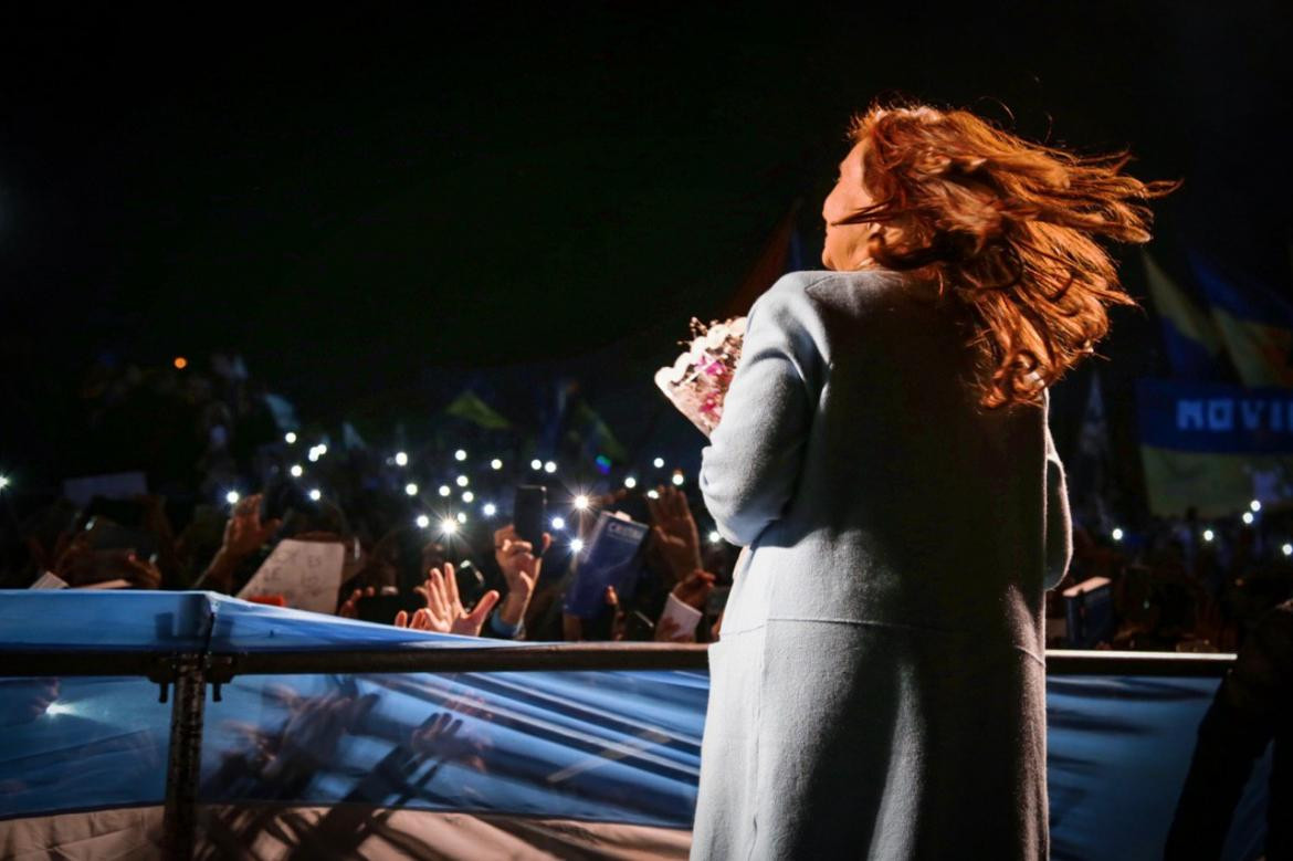 Cristina Kichner en Rosario por la presentacion de su libro