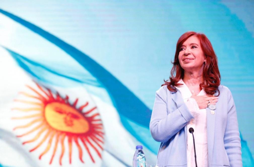 Cristina Kirchner en Rosario para la presentación de su libro