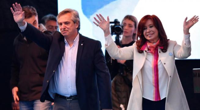 Alberto Fernández y Cristina Kirchner