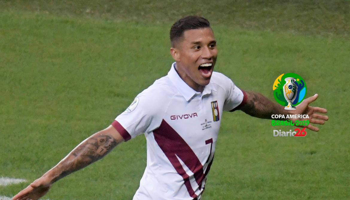 Copa América 2019 - Festejo de Venezuela ante Bolivia (Reuters)