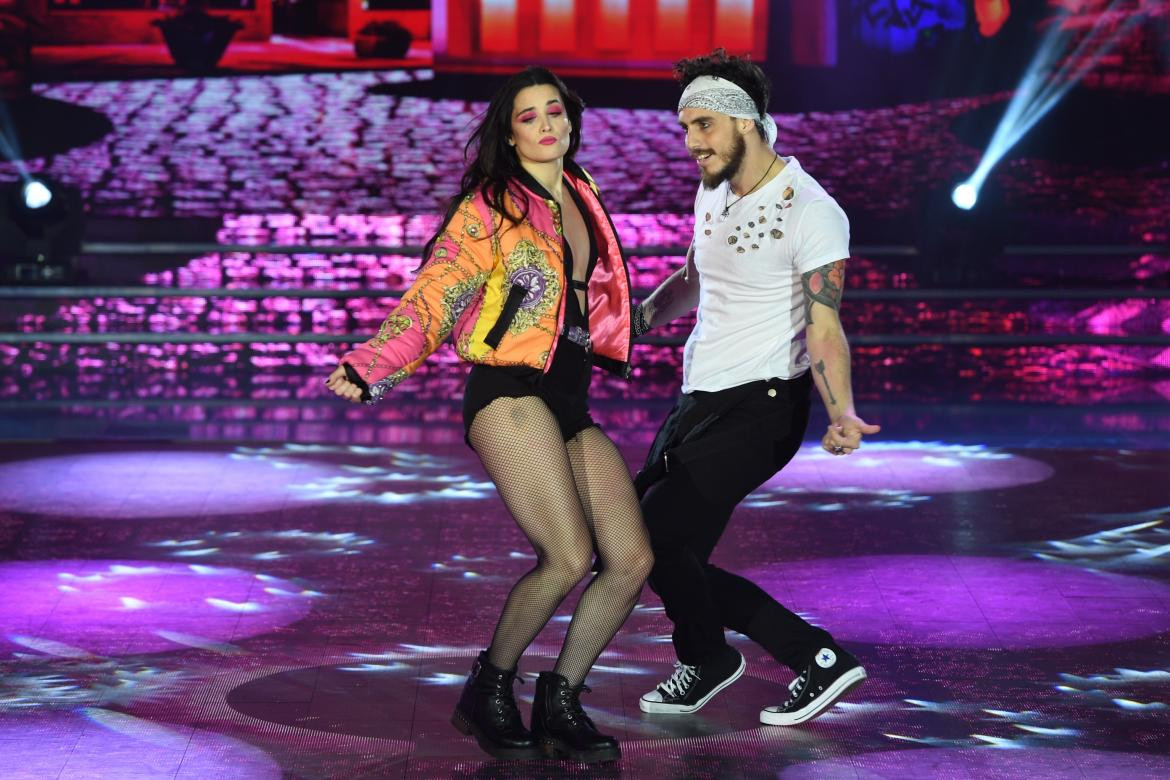 Flor Torrente en la cumbia del Super Bailando (Prensa)