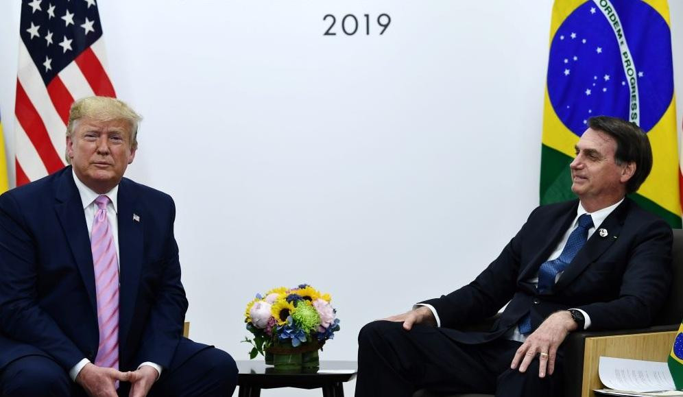 Donald Trump y Jair Bolsonaro en la Cumbre del G20