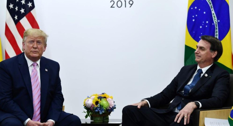 Donald Trump y Jair Bolsonaro en la Cumbre del G20