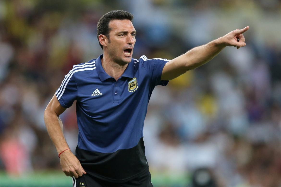 Scaloni, entrenador de Argentina - Copa América Reuters