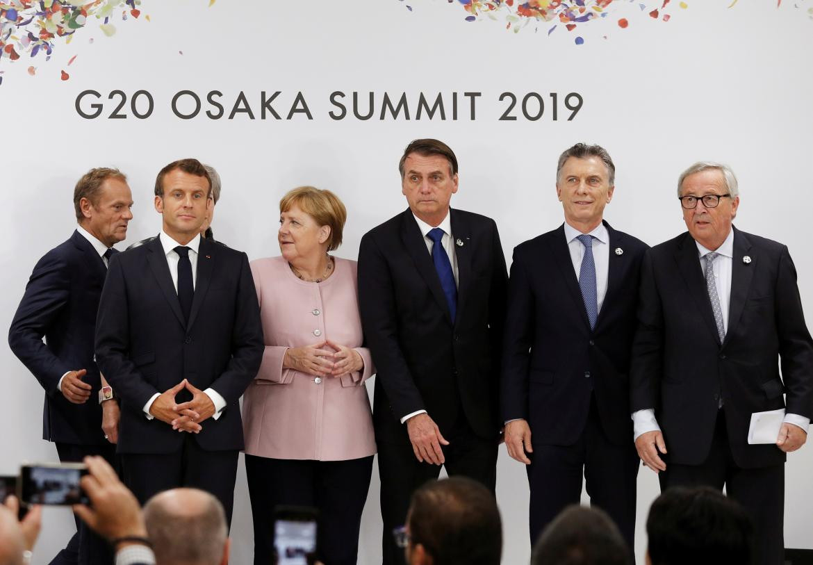 Cumbre G20 - Macri con líderes de UE