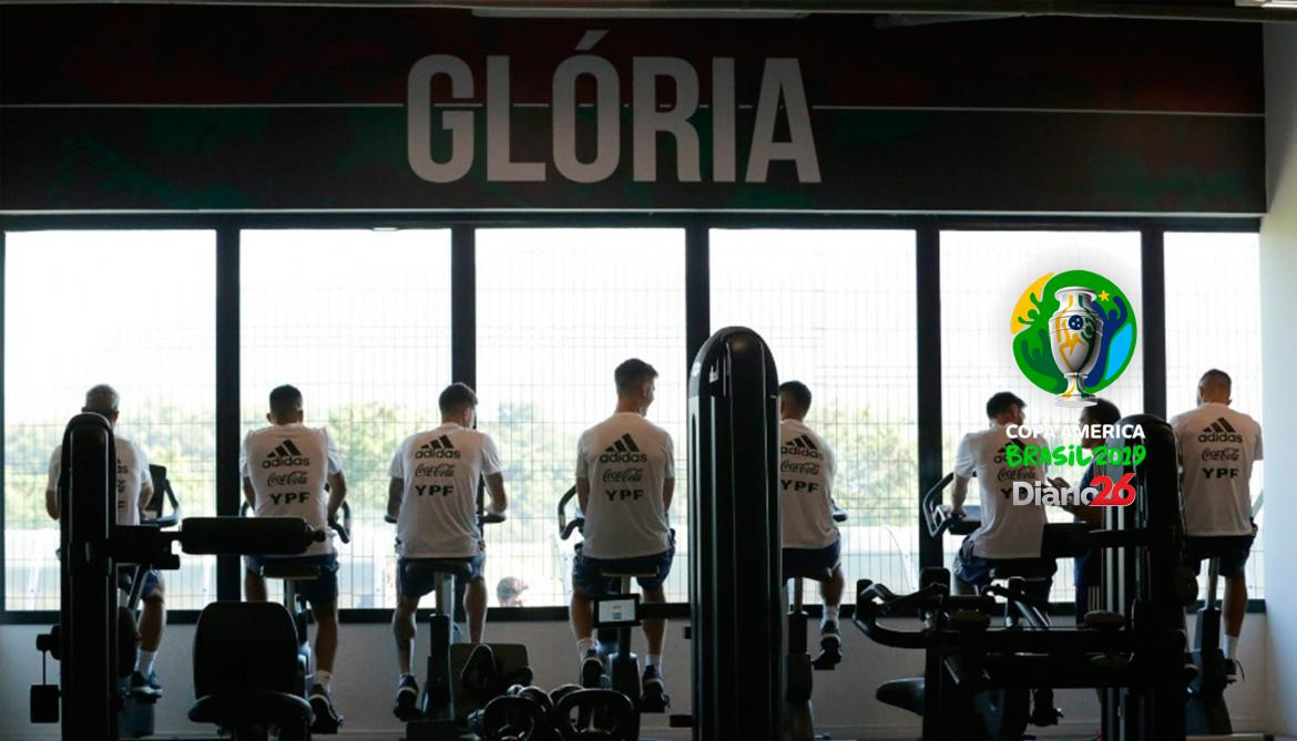 Copa América 2019 - Entrenamiento de la Selección Argentina (@Argentina)