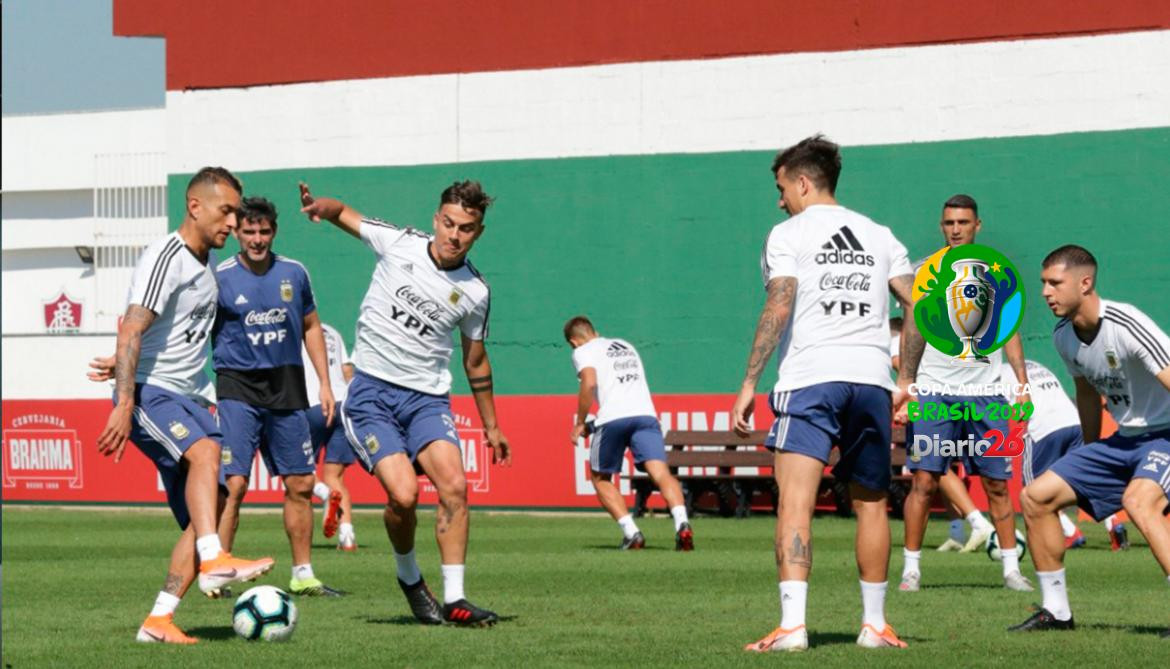 Copa América 2019 - Entrenamiento de la Selección Argentina (@Argentina)