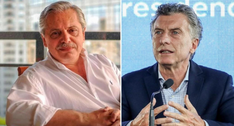 Alberto Fernández y Mauricio Macri - Elecciones 2019