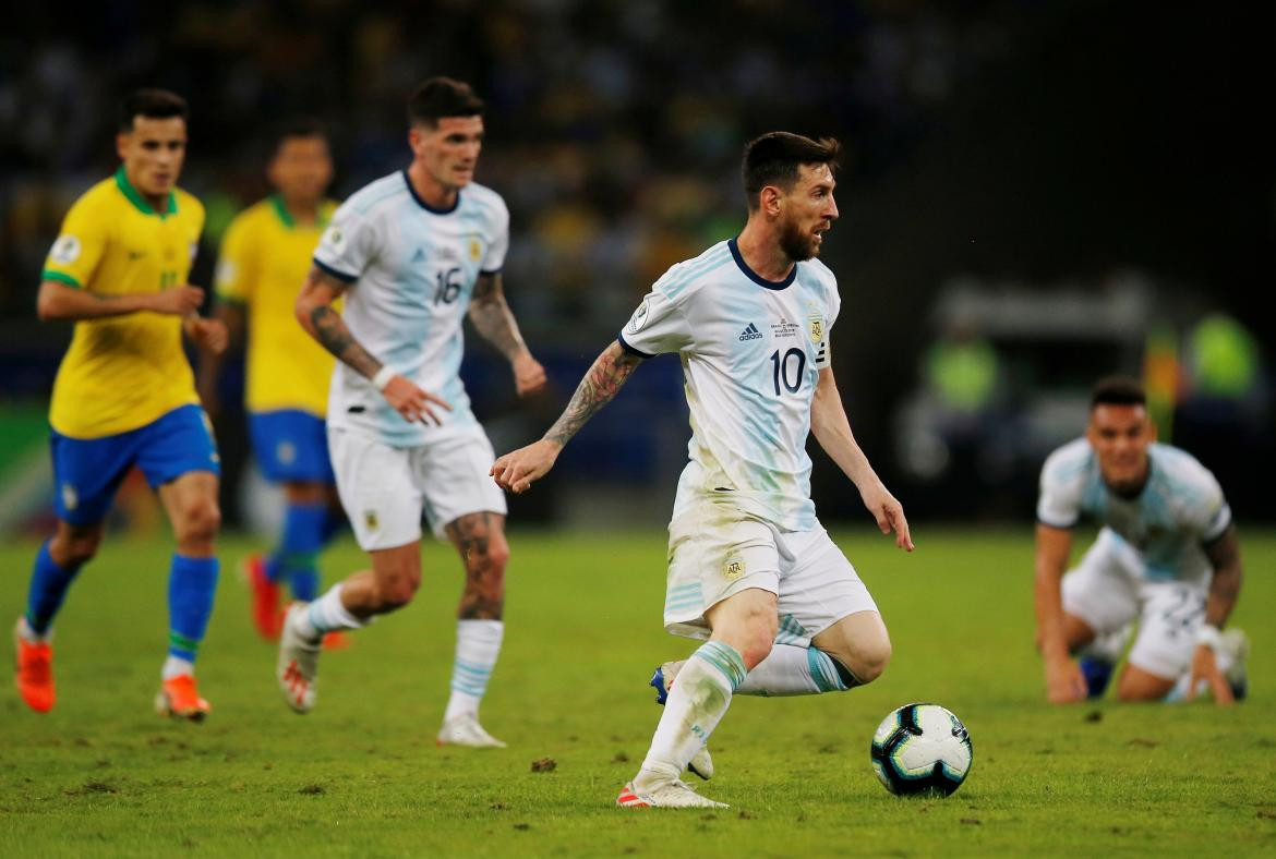 Copa América, Brasil vs Argentina, Selección Argentina, Selección Brasil, Lionel Messi, REUTERS	