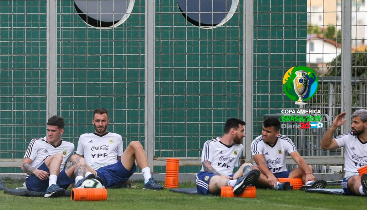 Copa América 2019, Selección Argentina, Brasil, entrenamiento, deportes