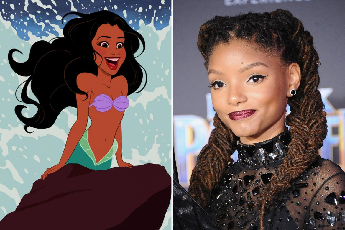 Halle Bailey, la protagonista de La Sirenita