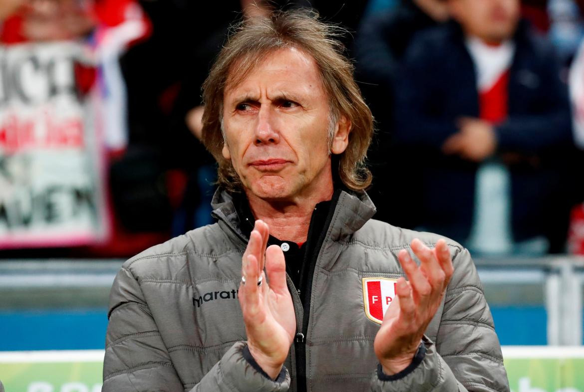 Ricardo Gareca, técnico de Perú - Reuters