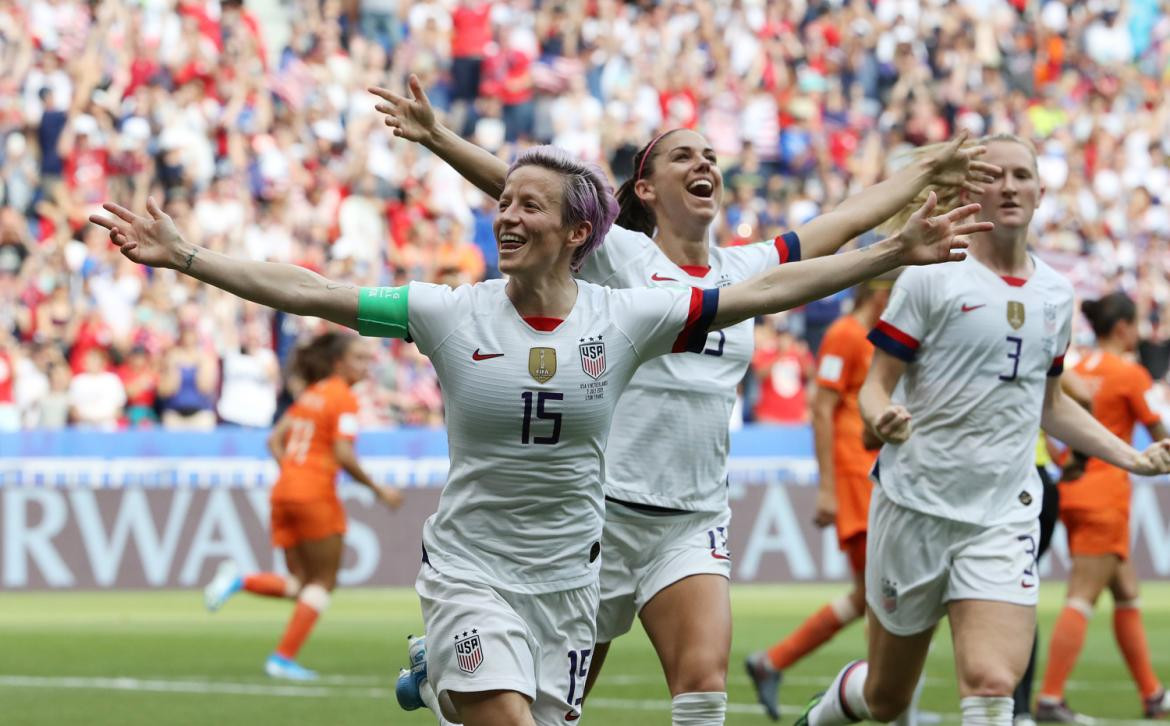 Mundial de fútbol femenino Francia 2019, Estados Unidos vs Holanda, gol de Estados Unidos, Deportes, Reuters	