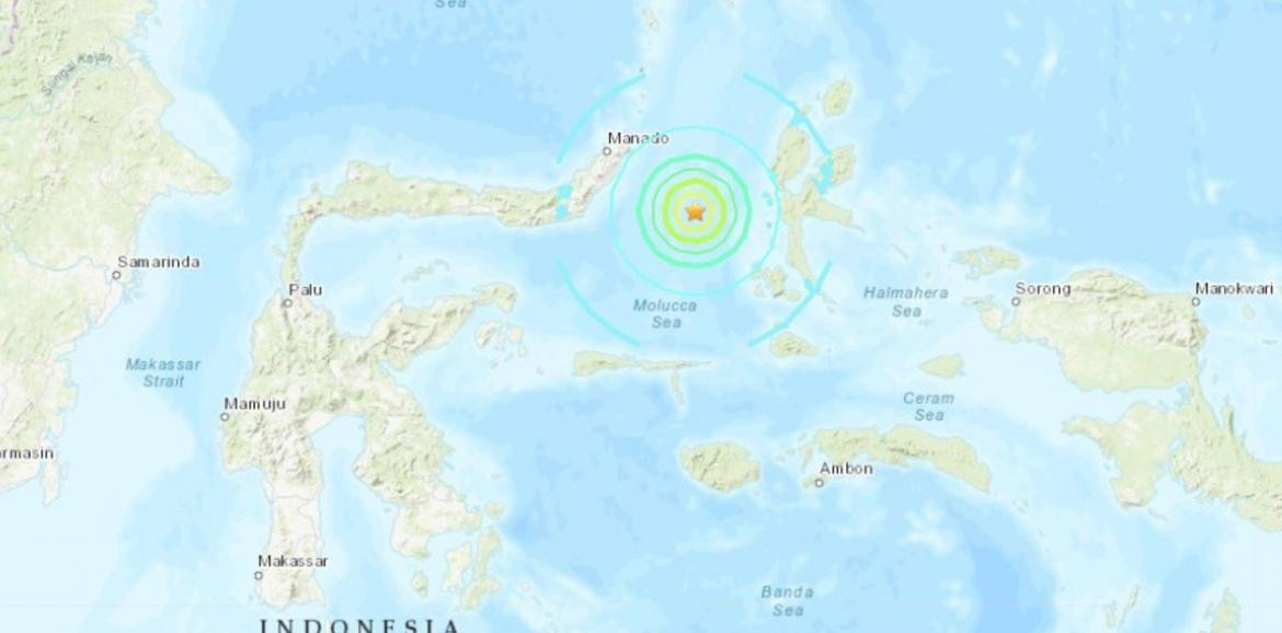 Sismo en Indonesia 