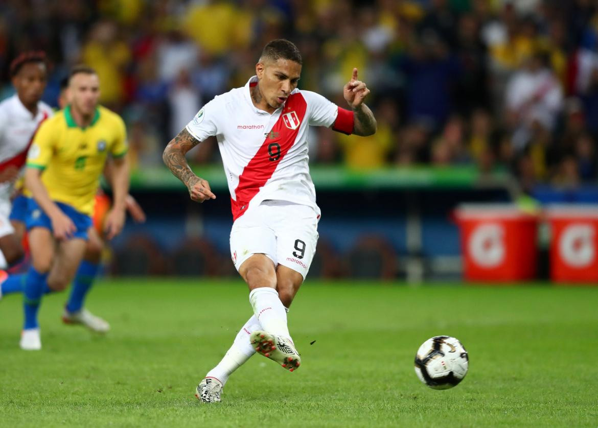 Gol de Paolo Guerrero, Brasil vs Perú - Copa América Reuters