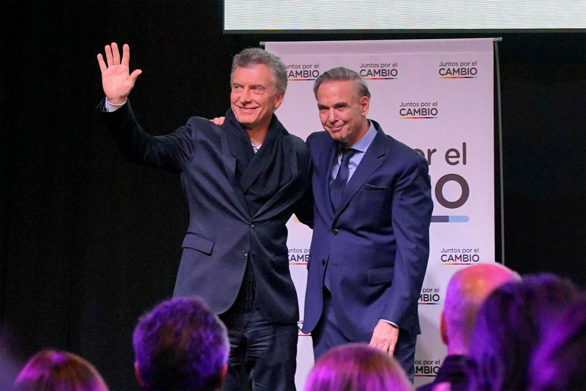 Mauricio Macri y Miguel Ángel Pichetto, Juntos por el Cambio, Elecciones 2019, política, NA