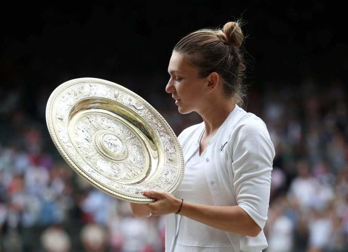 Final de Wimbledon entre Halep y Serena Williams (Reuters)