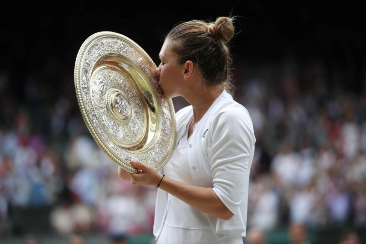 Final de Wimbledon entre Halep y Serena Williams (Reuters)
