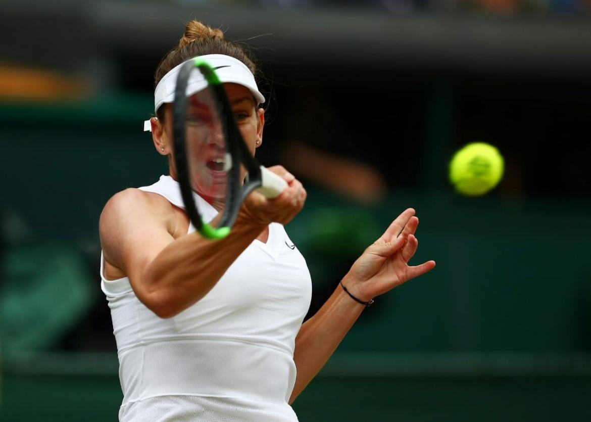 Final de Wimbledon entre Halep y Serena Williams (Reuters)