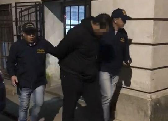 Detención de Estaban Oscar González, asesino del taxista en Ensenada (Agencia NA)