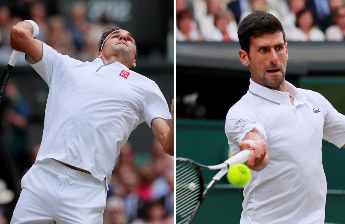 Djokovic vs. Federer, tenis, Wimbledon, Reuters	