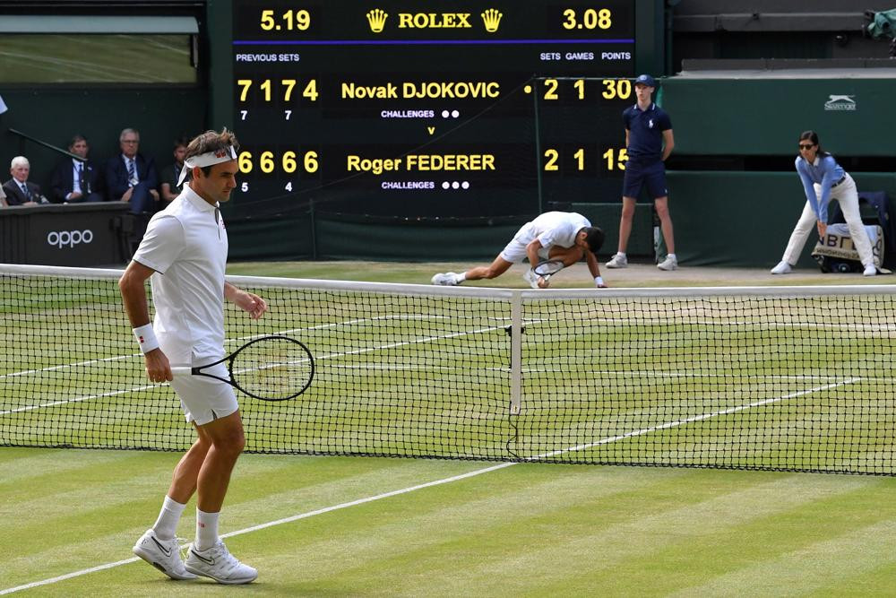 Djokovic vs. Federer, tenis, Wimbledon, Reuters	