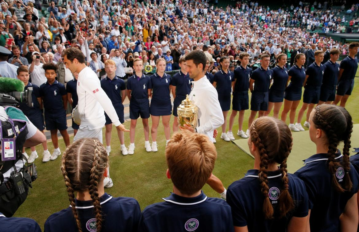 Djokovic vs. Federer, tenis, Wimbledon, Reuters