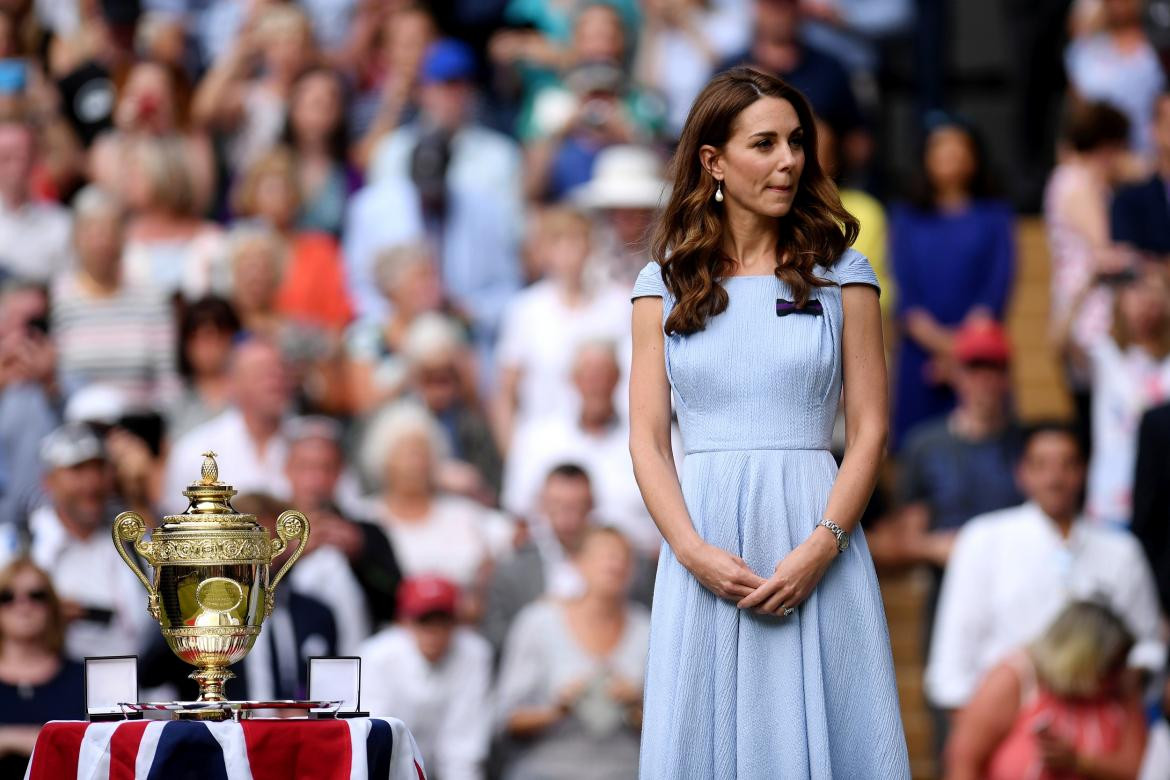  Kate Middleton entregando trofeos, Wimbledon Reuters