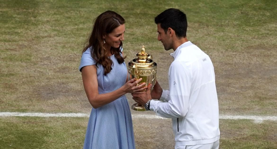 Kate Middleton entregando trofeos, Wimbledon Reuters