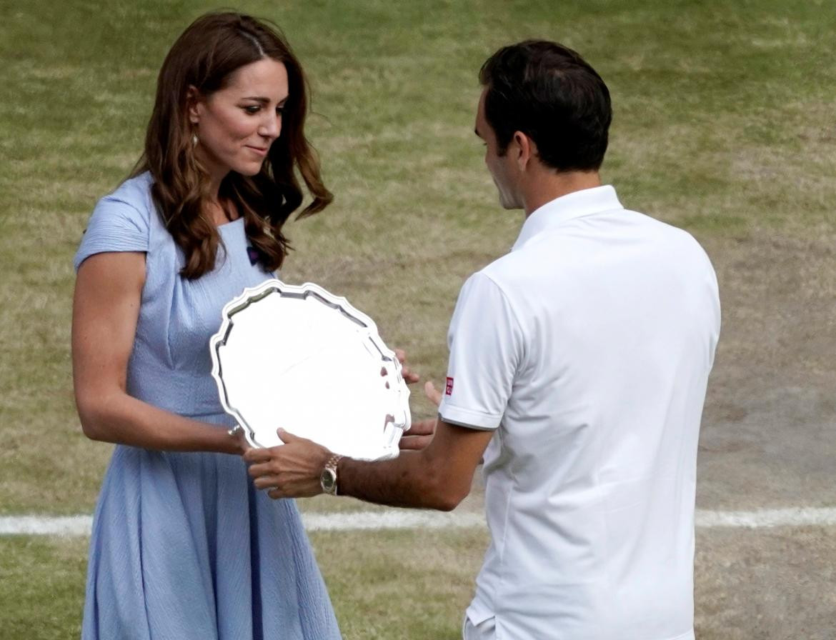 Kate Middleton entregando trofeos, Wimbledon Reuters