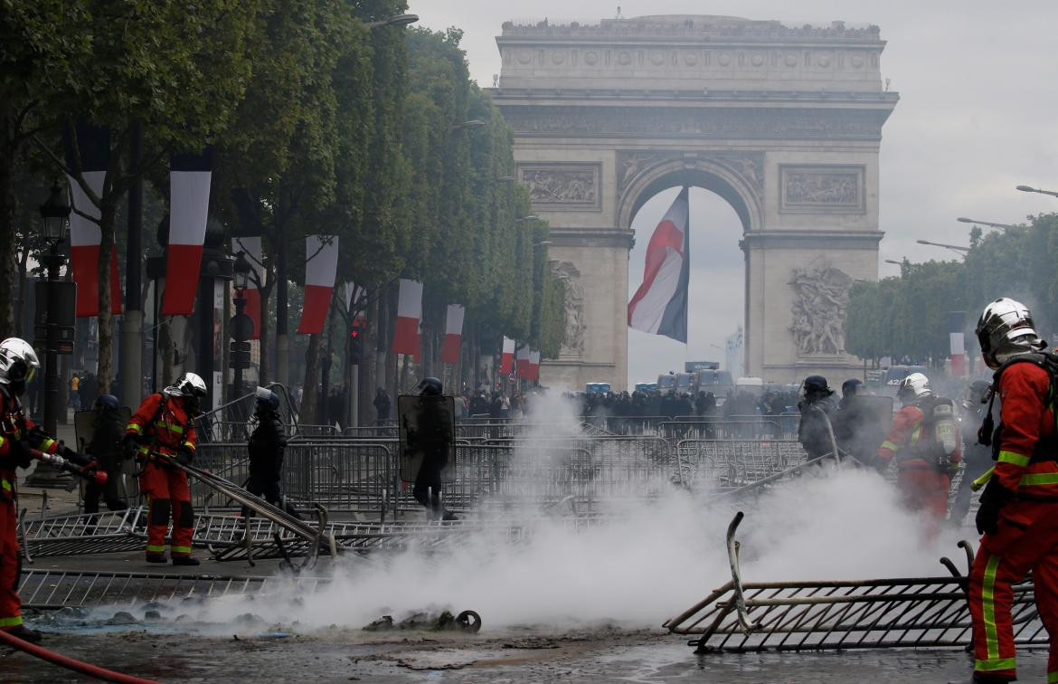 Incidentes en Francia, París - Reuters