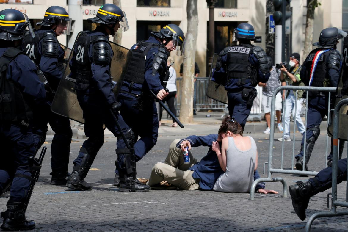 Incidentes en Francia, París - Reuters