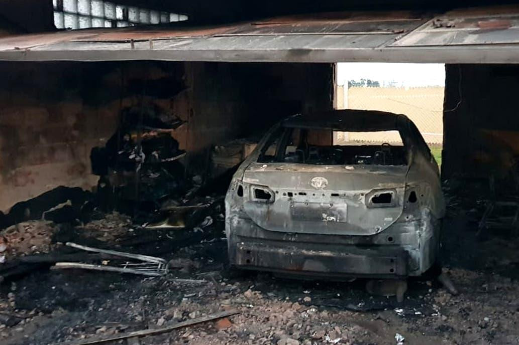 Incendio intencional en la casa de Gustavo Hein