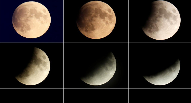Eclipse de Luna, astronomía, espacio, REUTERS	
