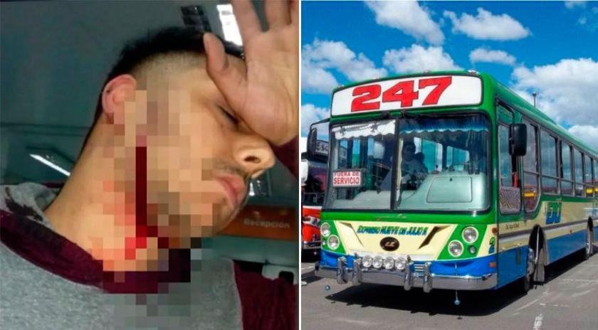 Ataque a colectivero y paro en la línea 247