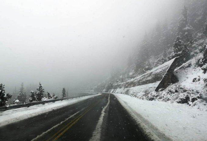 Nevadas en Bariloche, rutas